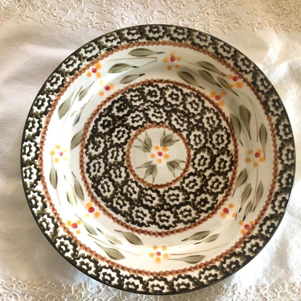 Temptations by Tara Old World Olive Salad Plates Set of 6